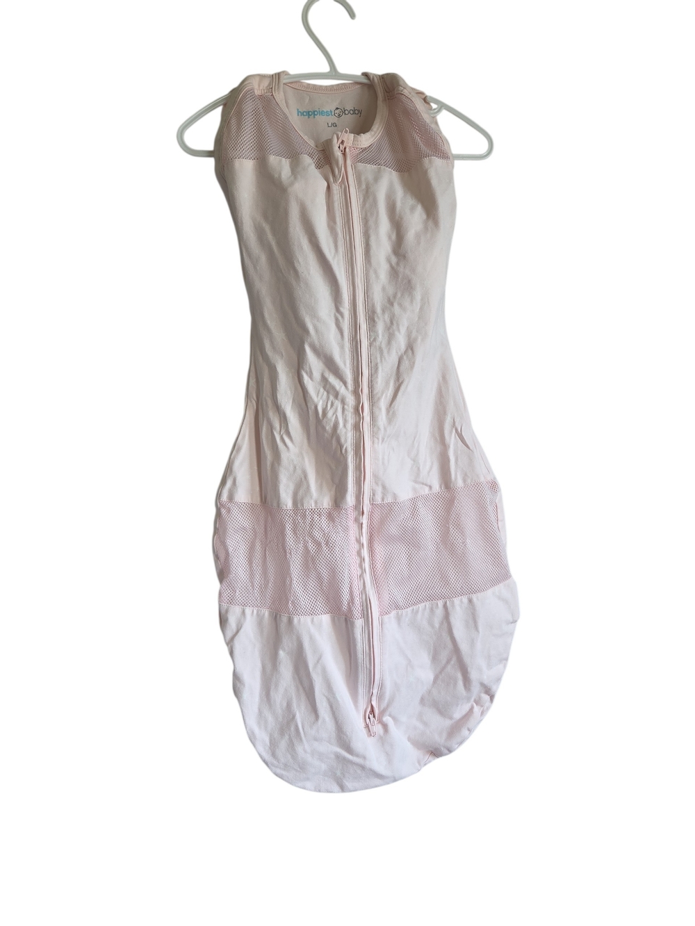 4-6 Month Happiest baby Pink Zippered Baby Sleep Sack SNOO